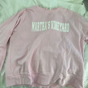 LIGHT PINK MARTHAS VINEYARD CREWNECK